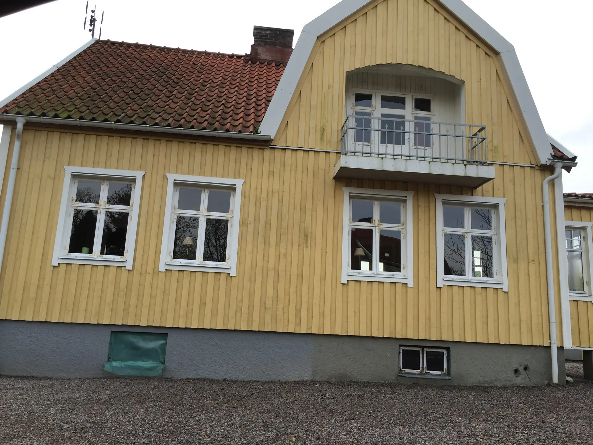 Villa före totalrenovering - Båstad Bygg