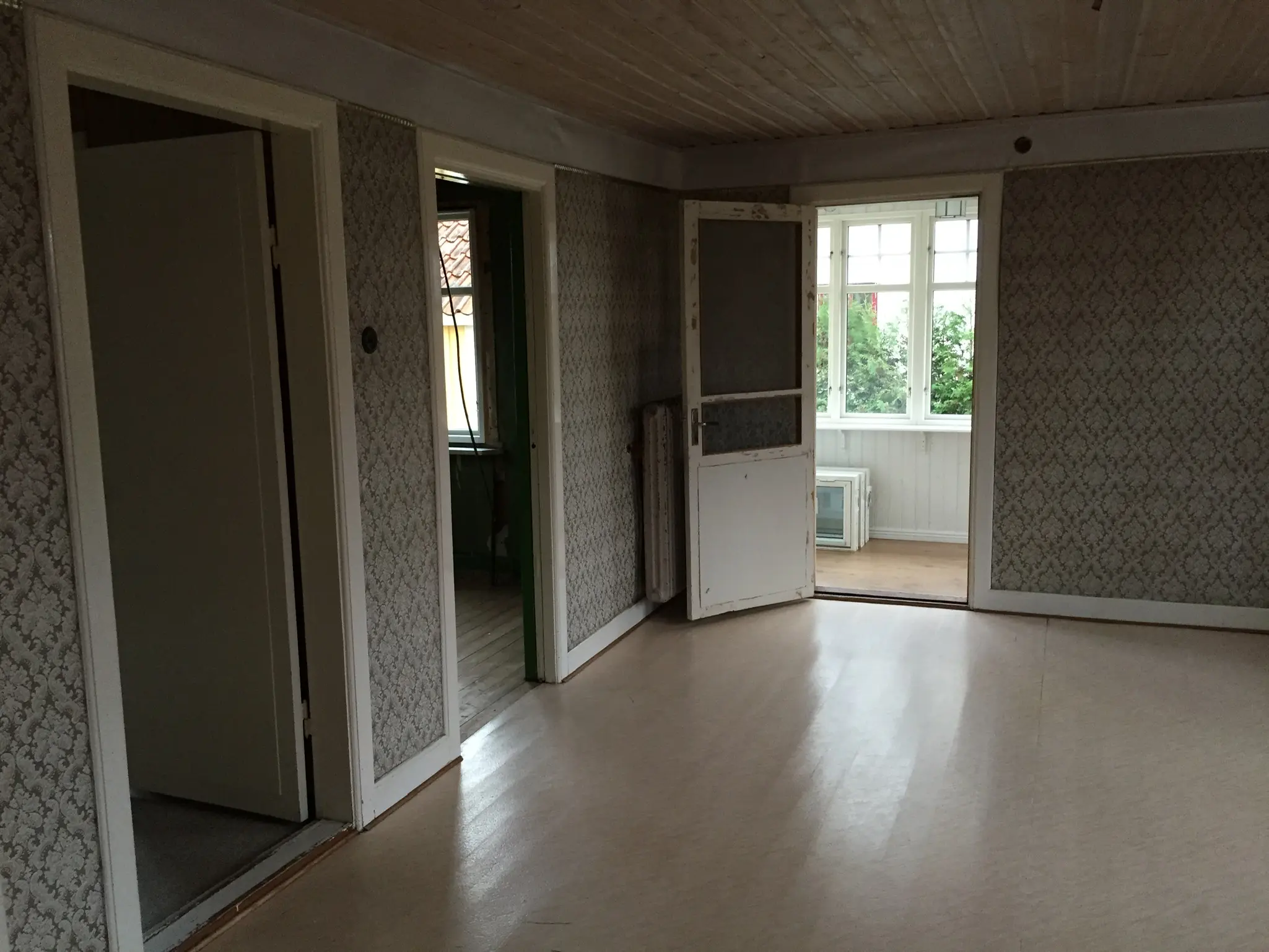 Vardagsrum före renovering